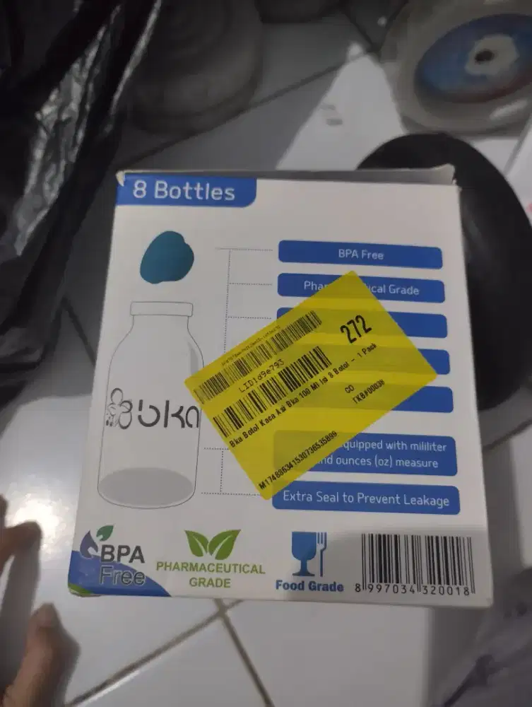 Botol ASI BKA botol kaca