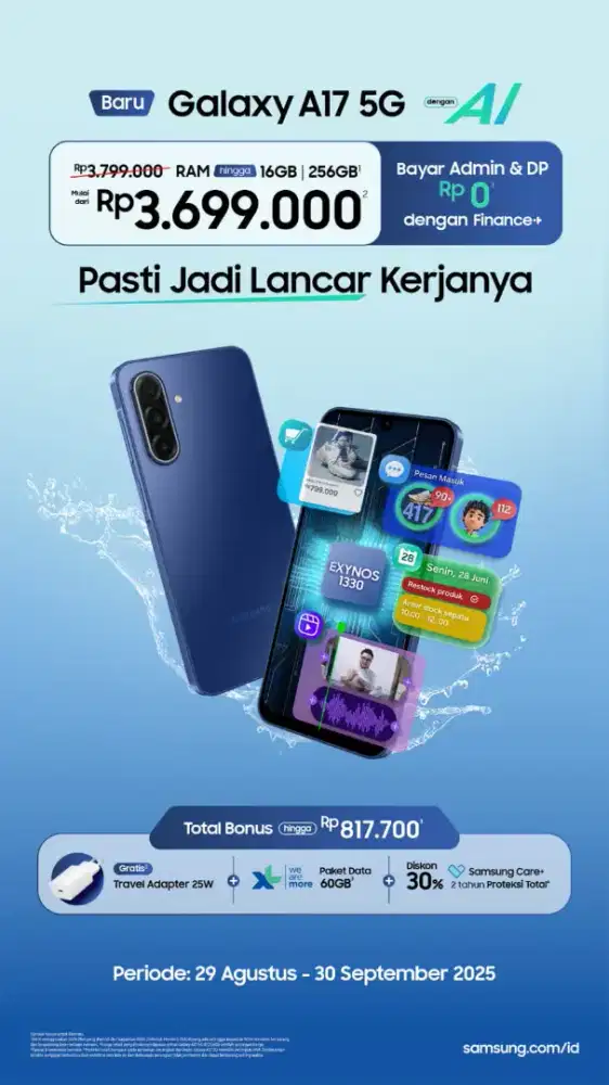 Samsung a175g sein garansi resmi segel