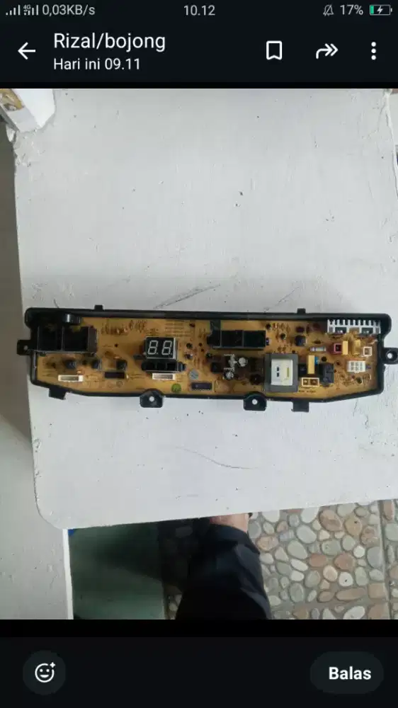 Dijual main board mesin cuci