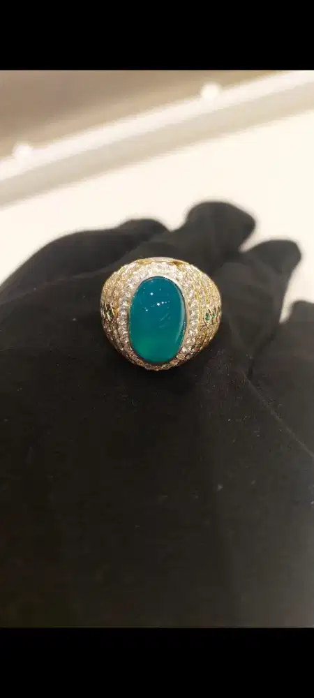 batu bacan cristal giwang