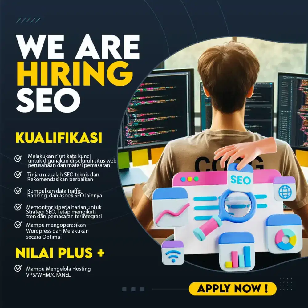 DICARI SEO EXPERT GAJI 10-20JT