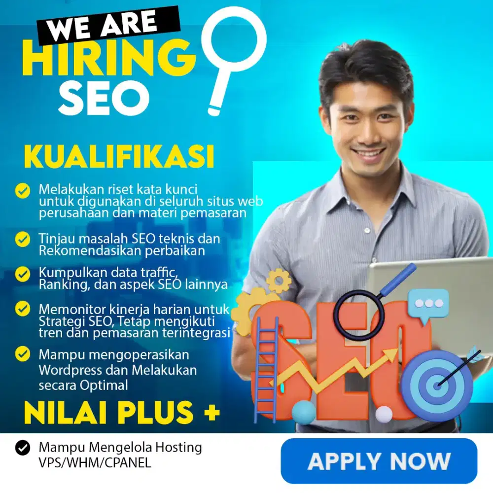 DICARI SEO EXPERT GAJI 10-20JT