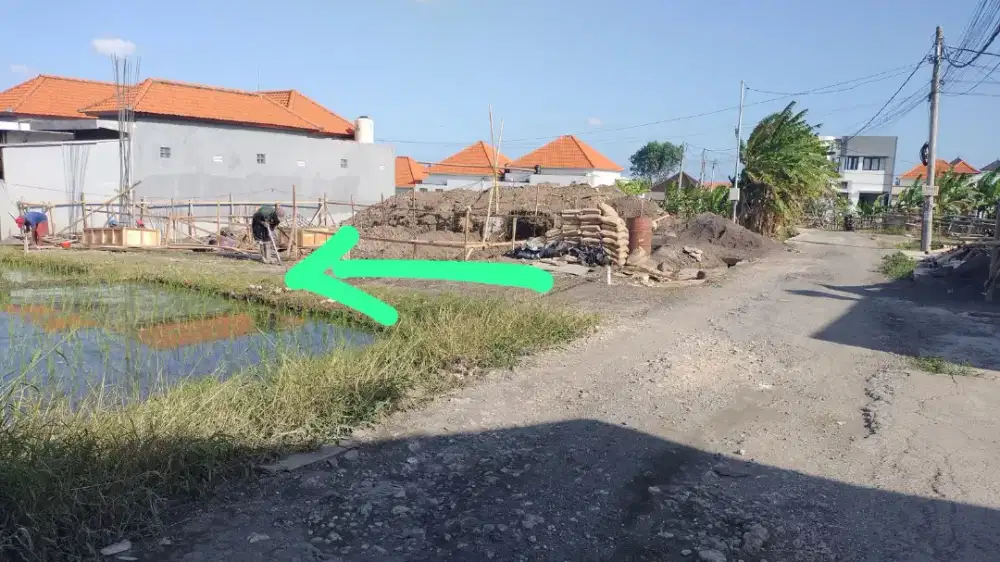DI JUAL TANAH DI BELULANG YEH CANGGU , BALI , VIEW SAWAH