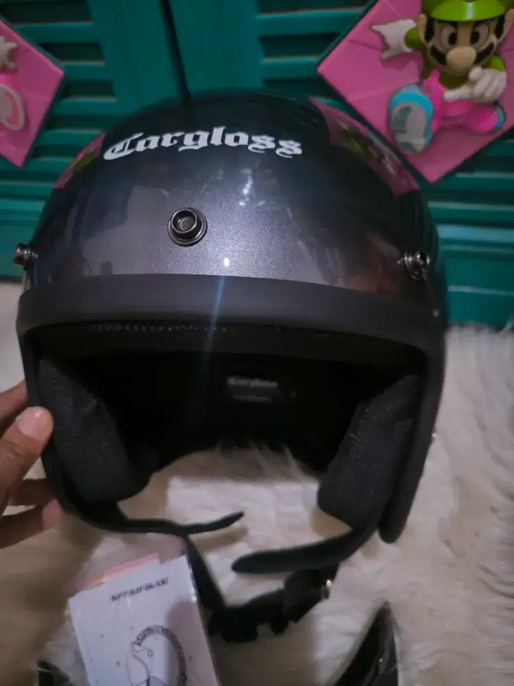 Helm Cargloss Masih Baru Ukuran L- Anchore Grey