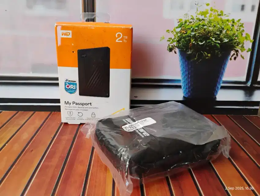 HDD Hardisk Harddisk External WD My Passport 2TB Garansi On 16 Des 27