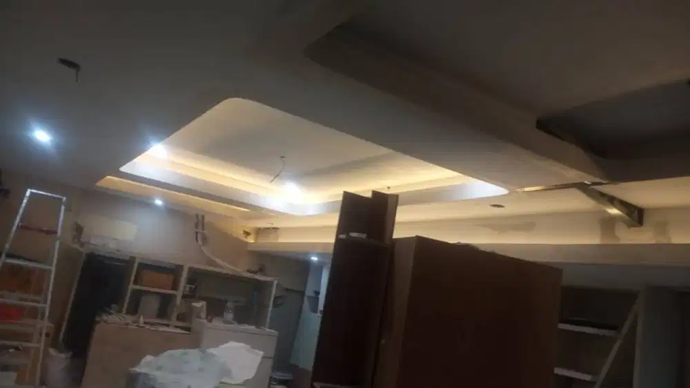 PEMASANGAN SEKAT PARTISI GYPSUM