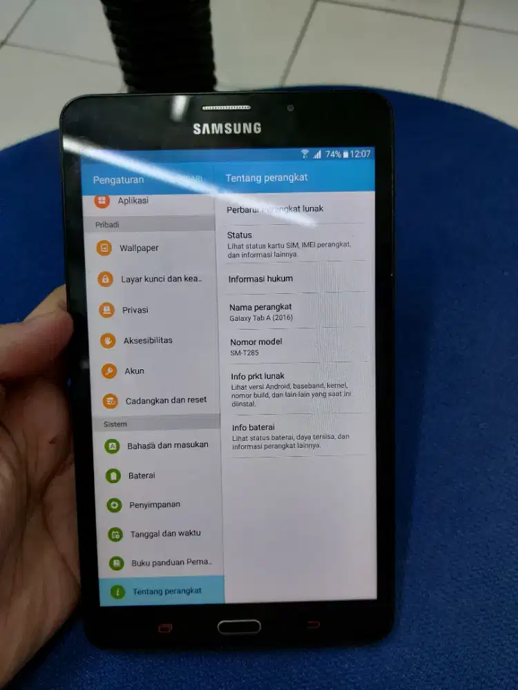 Samsung tab A 2016 second