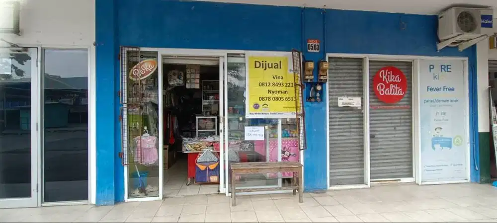 Dijual Cepat Kios Siap Pakai Pasar Segar Graha Raya Bintaro