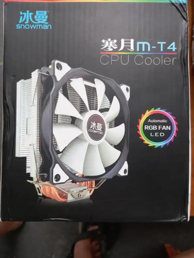 SNOWMAN 4 Heat Pipes CPU Cooler 120mm PWM 4Pin