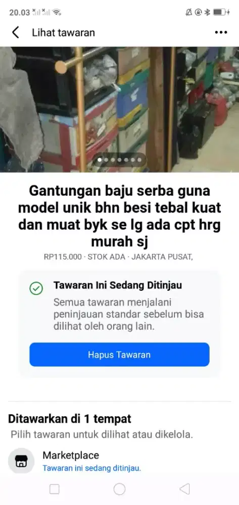 Cocok utk pedagang baju kaki 5 gantungan besi nya bgs MLS murah sj cpt