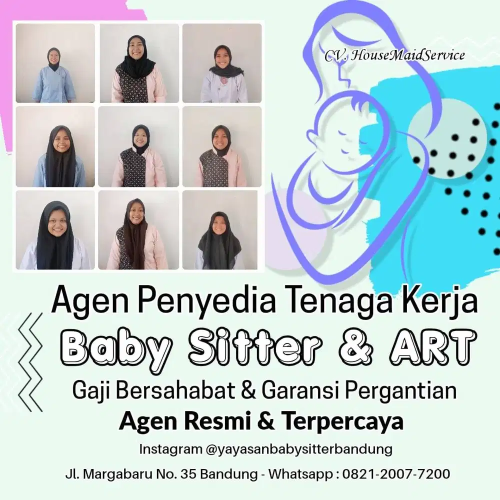 Jasa Baby Sitter dan Pembantu resmi di bandung