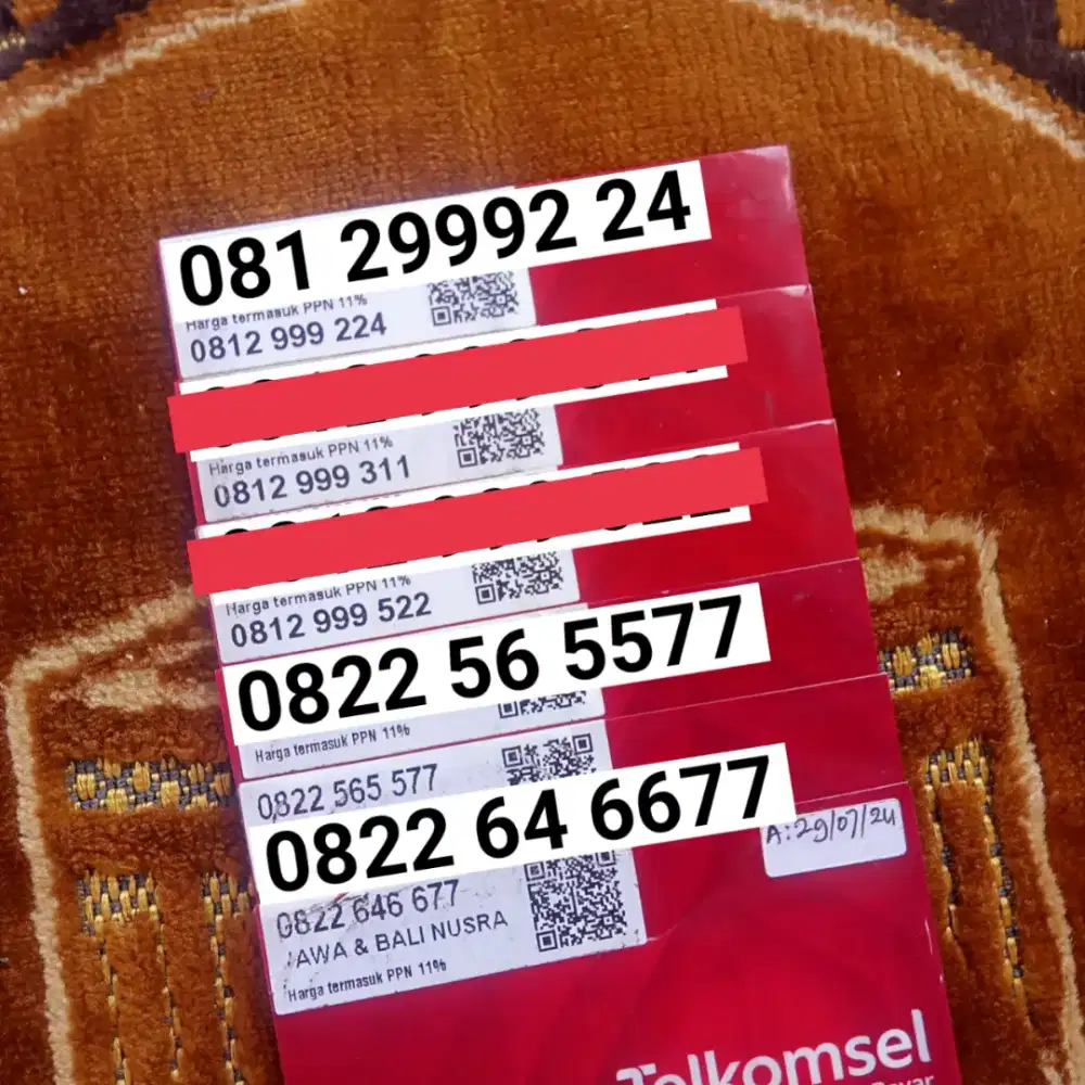 Nomer cantik Telkomsel 10 Digit