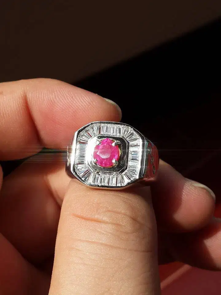 NATURAL PINK SAPPHIRE BIRMA MURMER