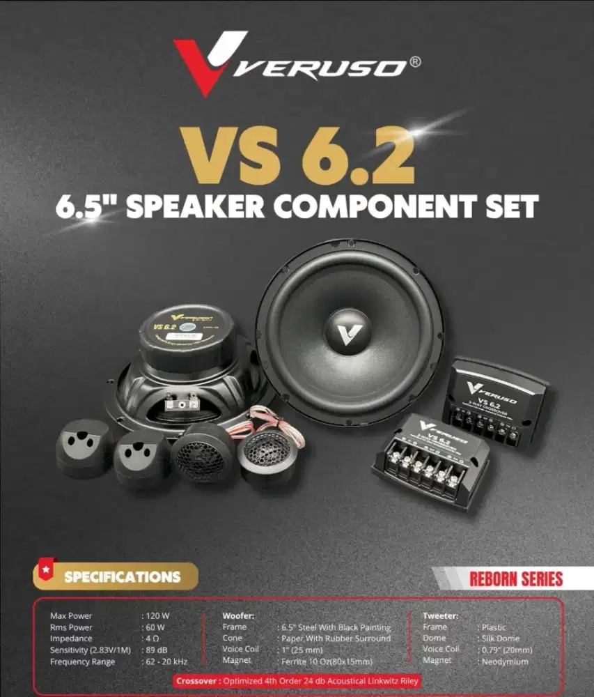 Spiker split 2way veruso vs6.2