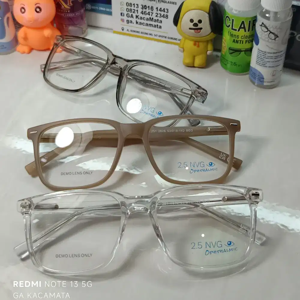 Frame Kacamata Lentur untuk Pengguna Plus dan Minus