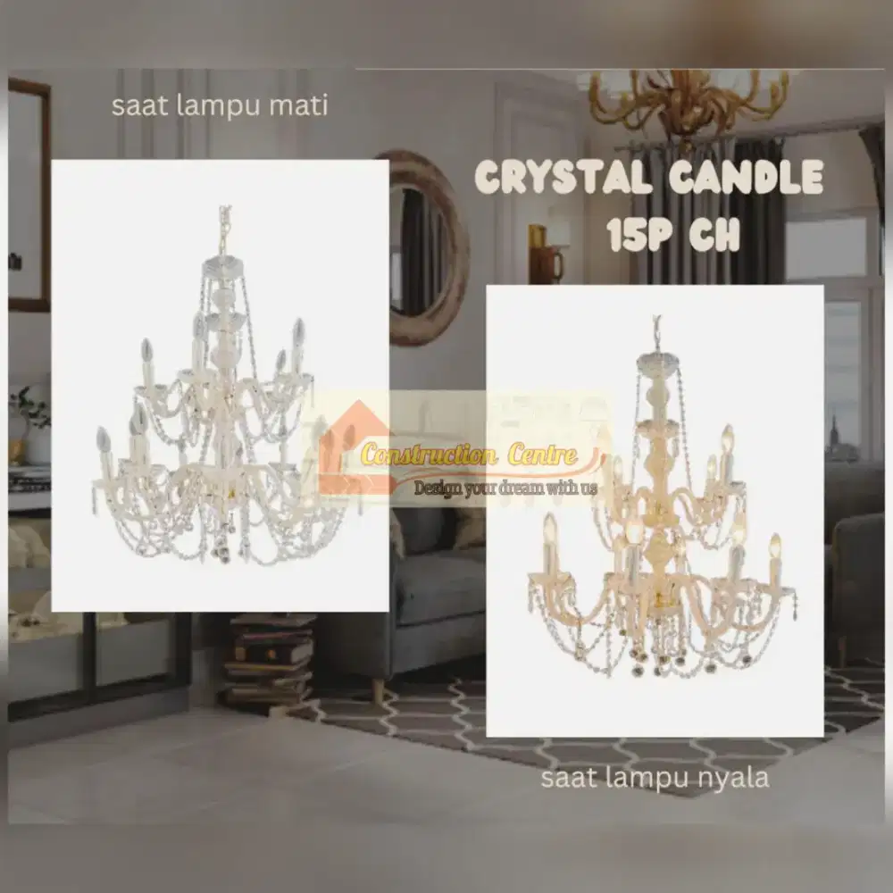crystal lampu hias
