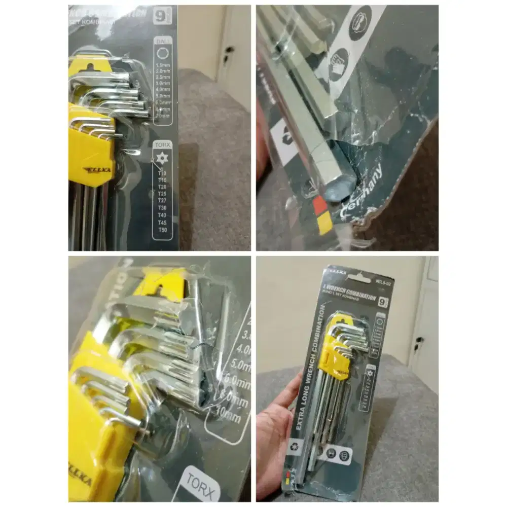 Kunci L Kombinasi Flat Dan Bintang