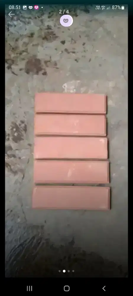 Bata Tempel Terakota Bevel uk 24x7x2 cm