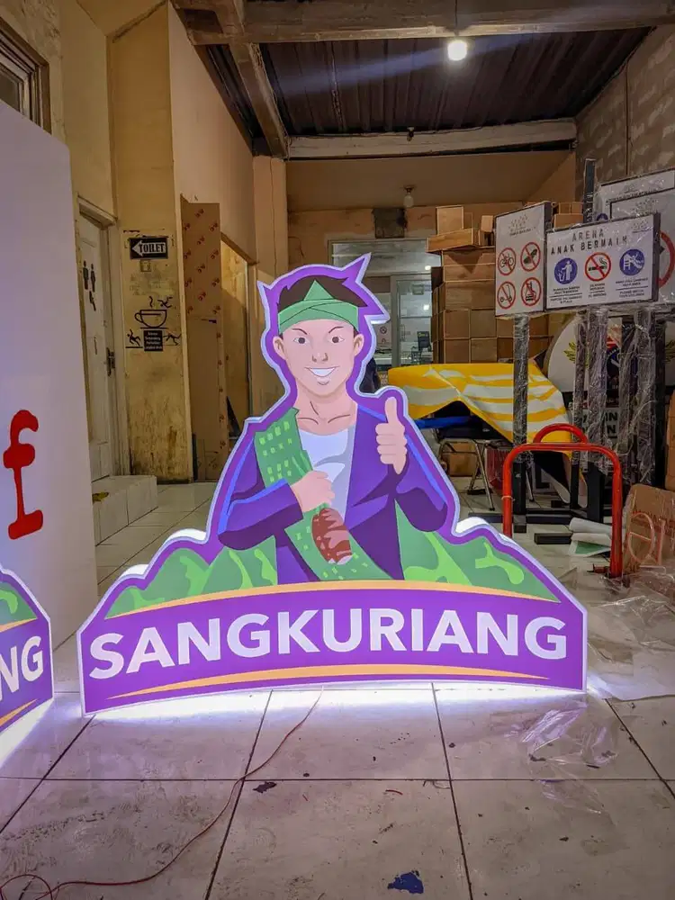 Huruf timbul | papan nama | neon box | reklame | akrilik | billboard