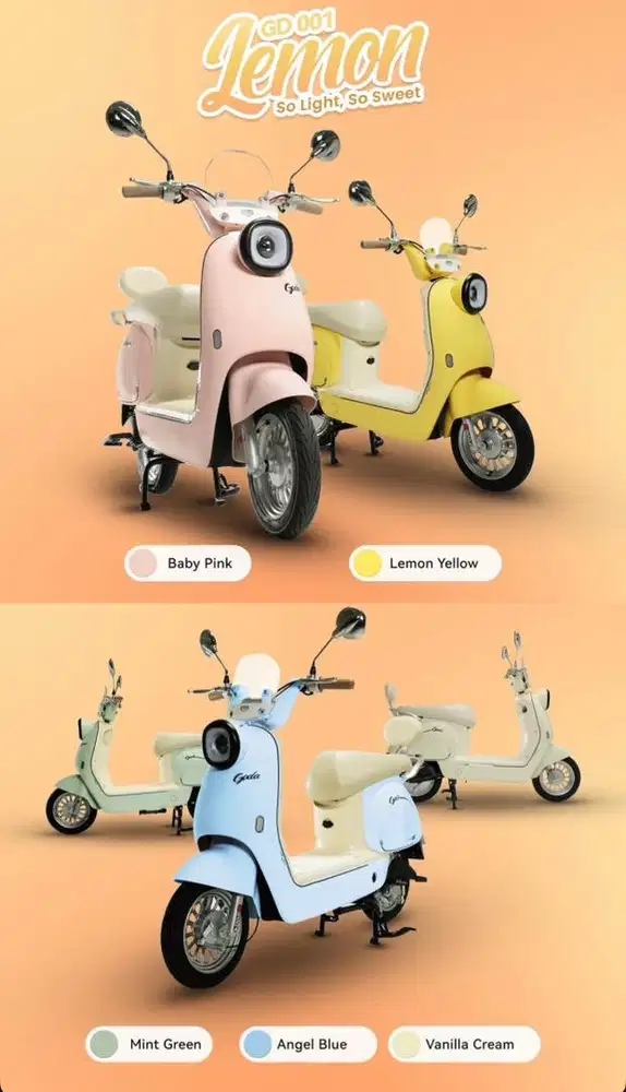 Sepeda listrik Goda Lemon 001