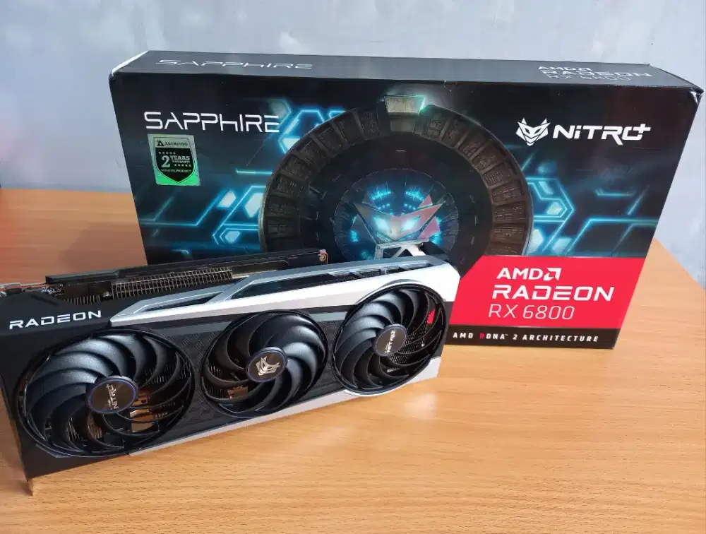 VGA SAPPHIRE NITRO+ RX 6800 16GB GDDR6 - BEKAS