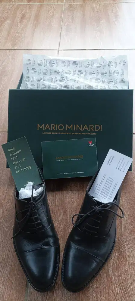 Sepatu Mario Minardi Black Greco