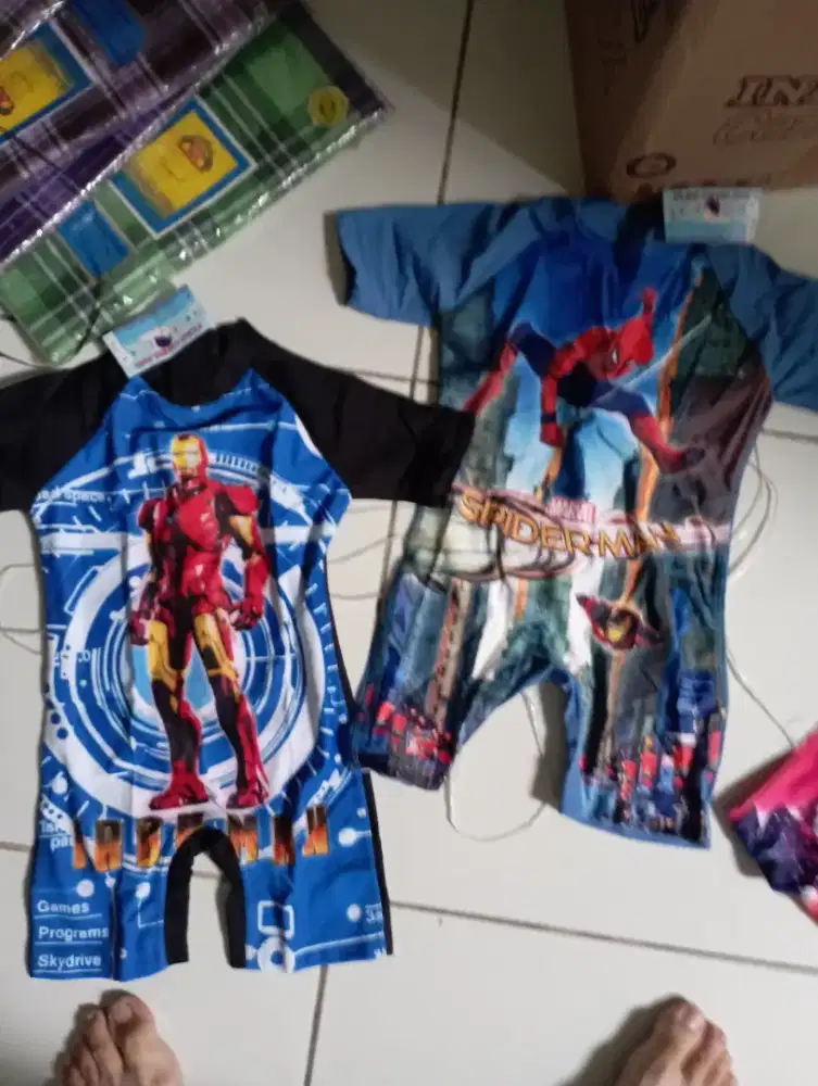 Jual borongan baju senam & renang