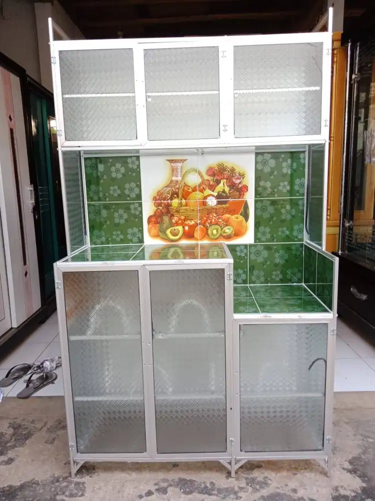 DIJUAL RAK PIRING 3 PINTU TERBARU RAK PIRING MURAH RAK PIRING DAPUR RA