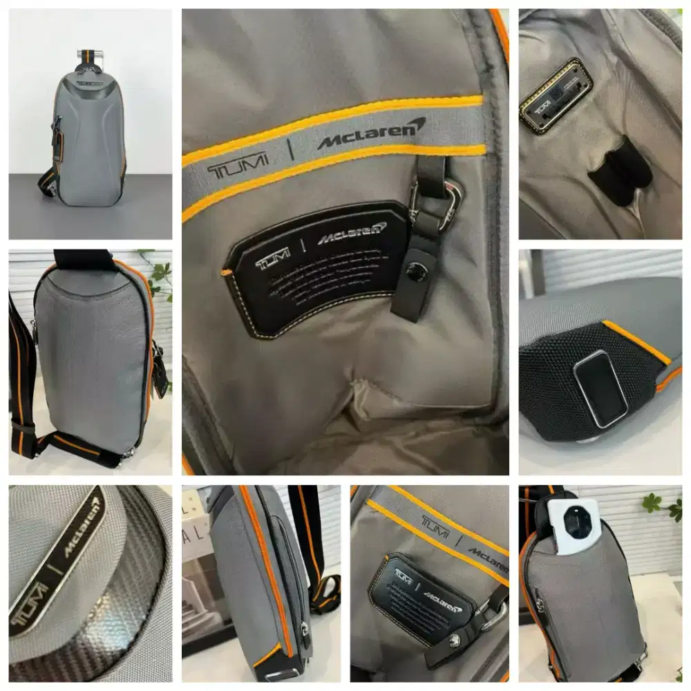 Tas Tumi Torque Mclaren Grey Abu Slingbag Bodybag Men