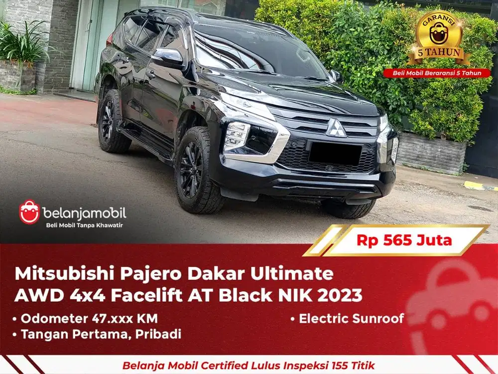 [ 4x4 ] Mitsubishi Pajero Dakar Ultimate AWD Facelift AT 2023/2024