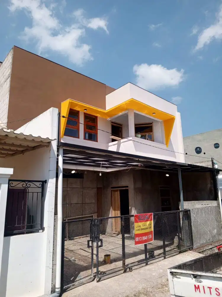 Jual rumah kondisi 85% bisa dibereskan apabila deal