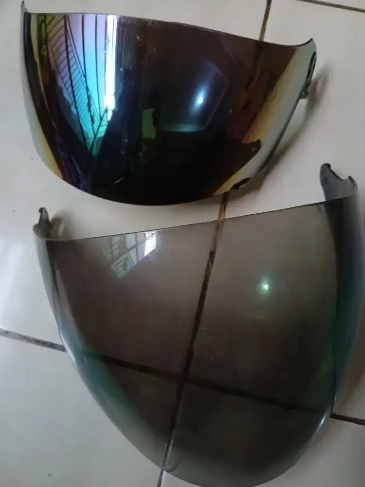 Visor helm original full face KYT dan helm half face GM Evolution