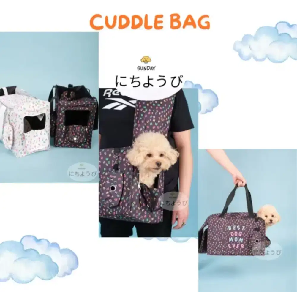 Cuddle Bag - Tas Hewan Peliharaan Anjing Kucing - Pet Bag