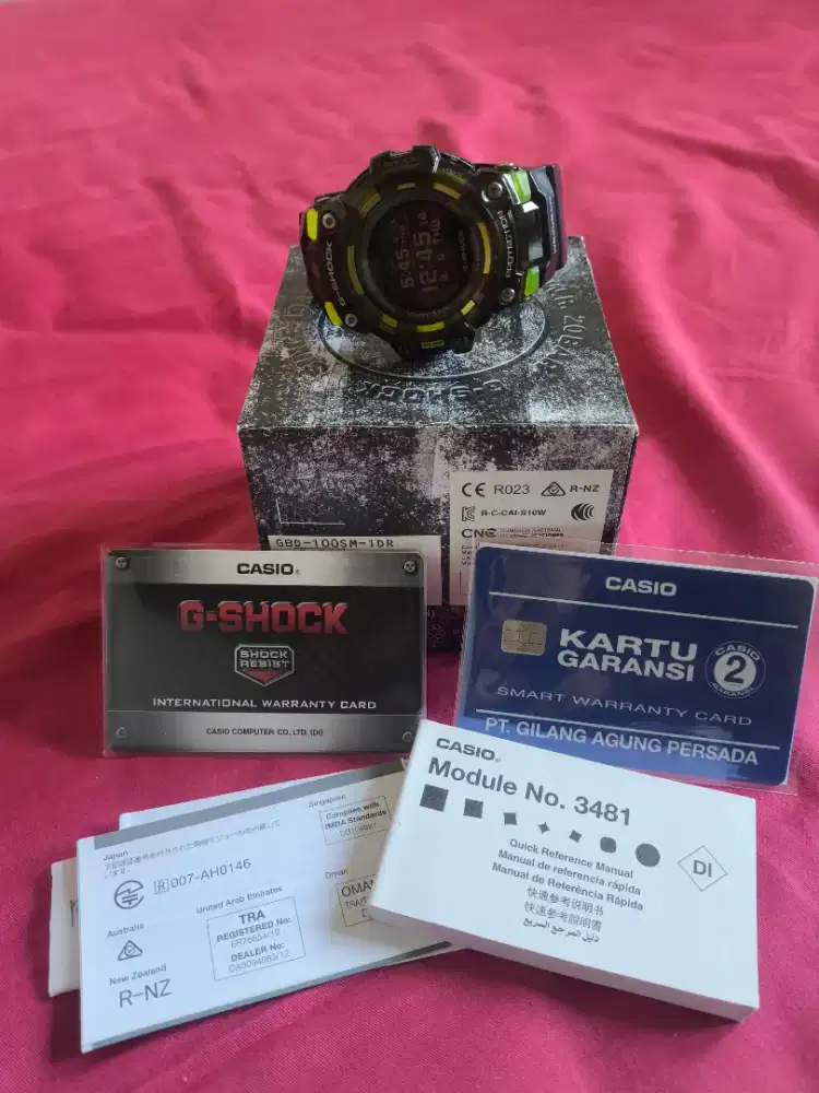 Jam gshock GBD100SM