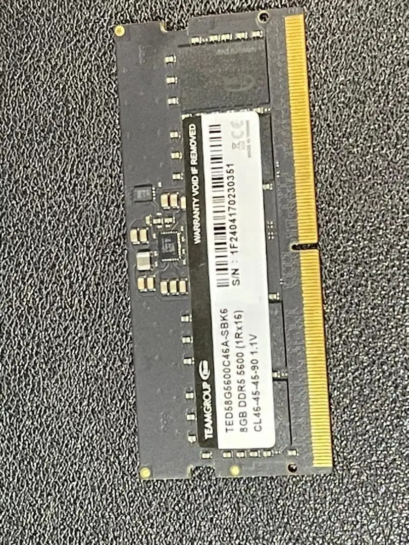 Ram Teamgroup 8Gb ddr5 5600mhz