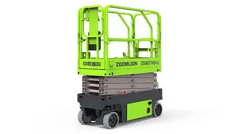 Tangga Electric Scissor Lift Zoomlion 8 meter