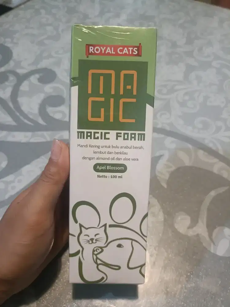Magic foam royal cats grooming instan shampo kucing shampo anjing