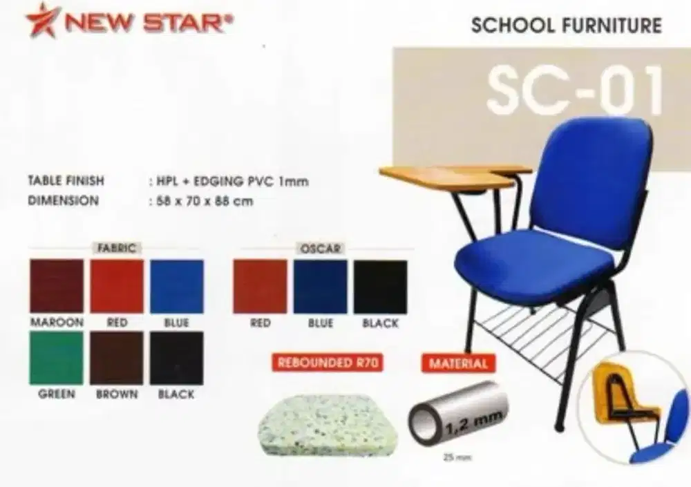 Meja Kursi Siswa New Star SC-01