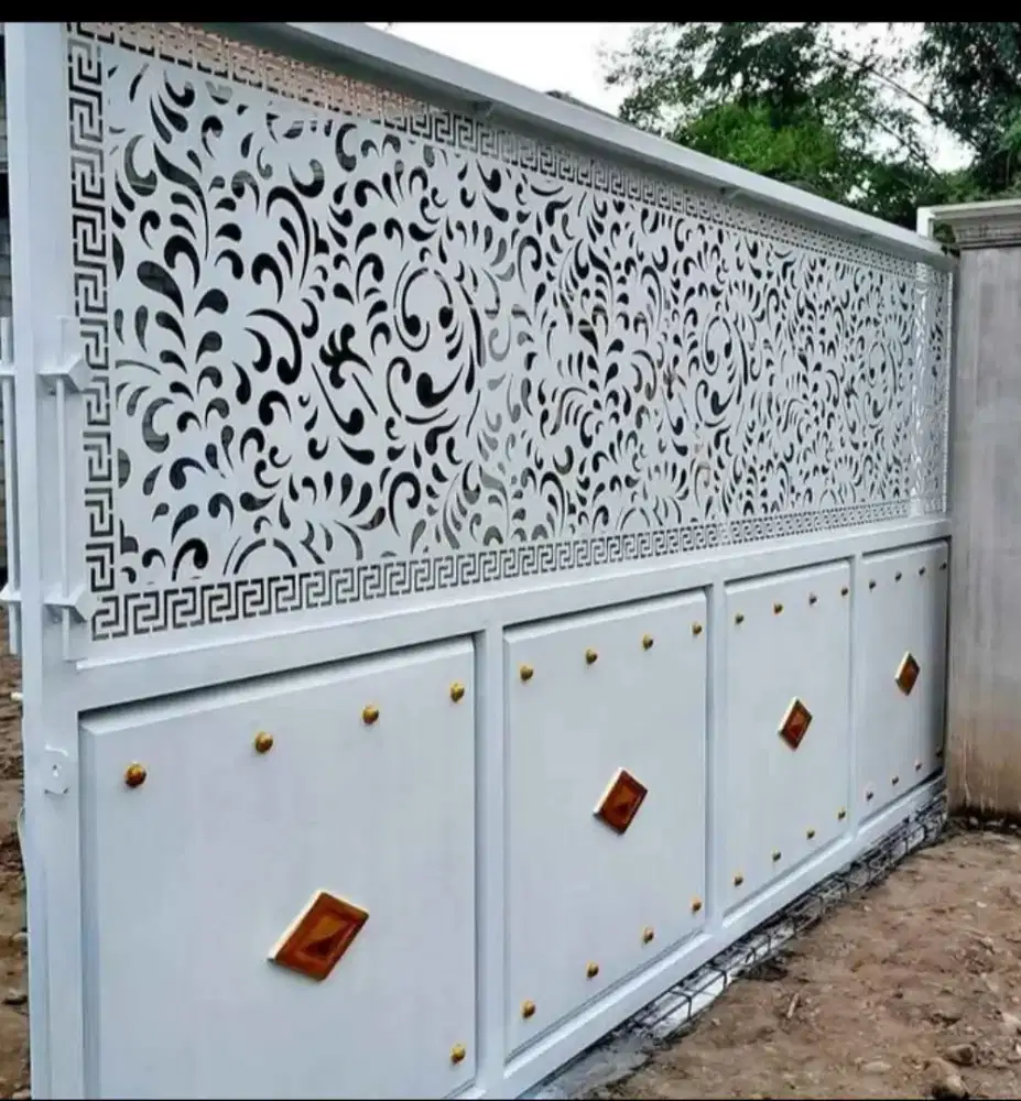 Pintu pagar minimalis