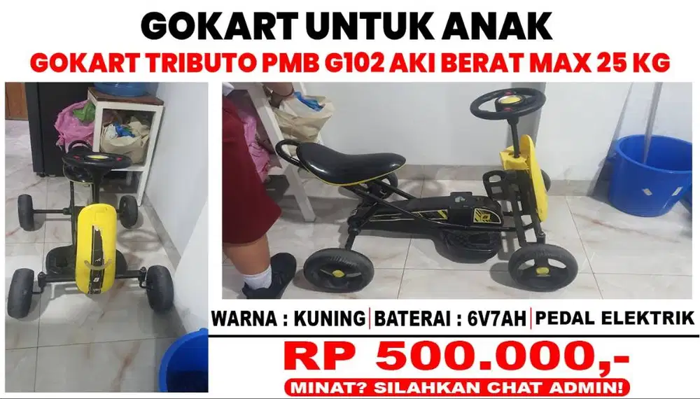 Mobil Mainan anak-anak listrik charging Gokart bukan sepeda