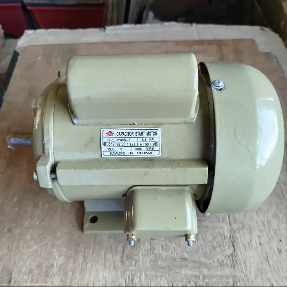 DINAMO MOTOR LISTRIK 1/4 HP / CAPASITOR START MOTOR SEM JY09B-2
