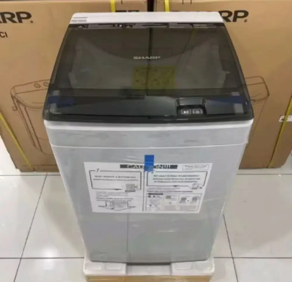 PROMO MESIN CUCI SHARP 7KG TERBARU OTOMATIS ESM7000PGG MURAHH BARU