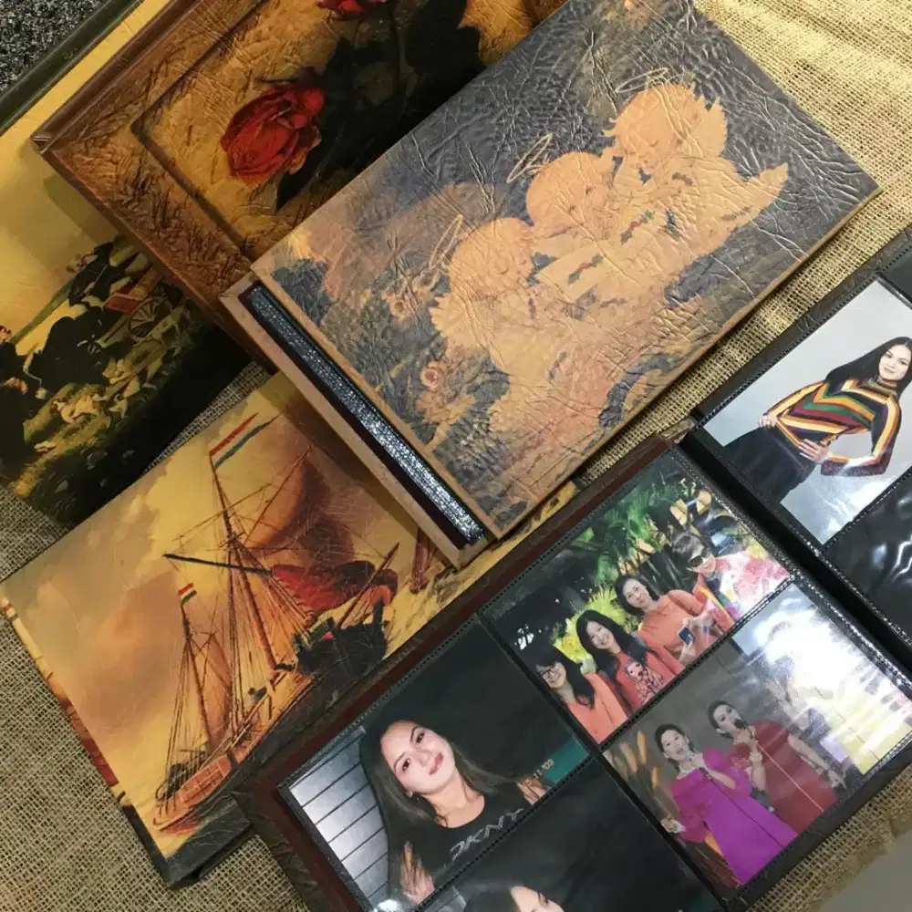 Album foto cover leather vintage