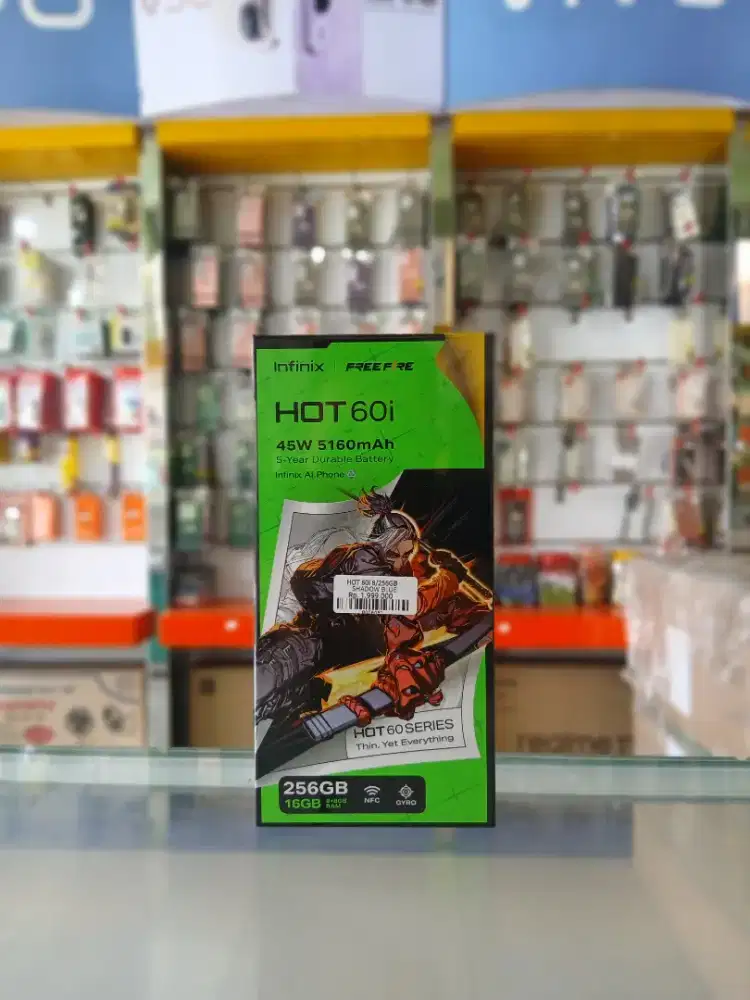 Infinix HOT 60i–FREE FIRE Edition
Smartphone Gaming Stylish & Tangguh