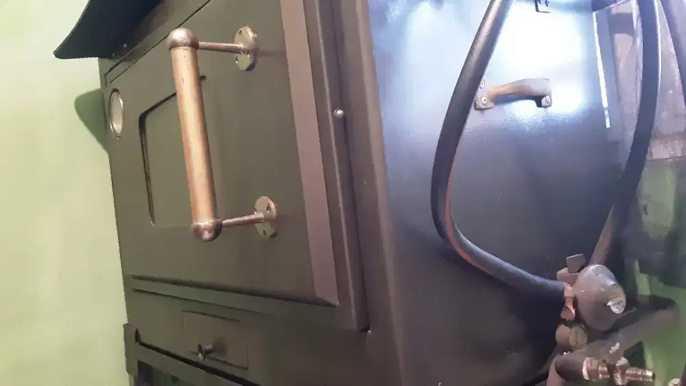 Oven Gas + Kran Gas Besar/Kecil Api Atas/Bawah + Opsional Tabung Gas