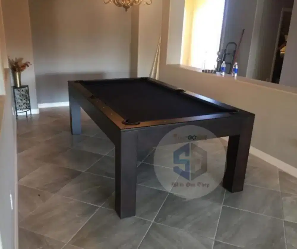 Meja billiard 7feet Dinner bisa untuk meeting party full set bermain