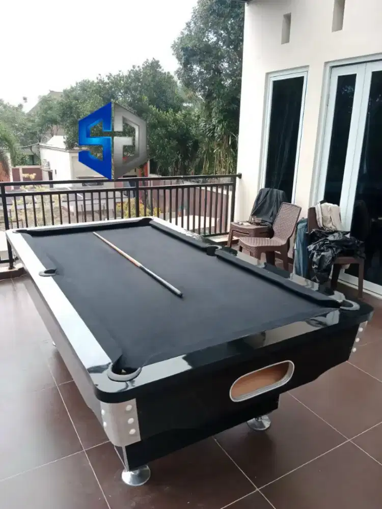 Billiard Table 7ft Bola medium tanpa koin full set biliar bilyar