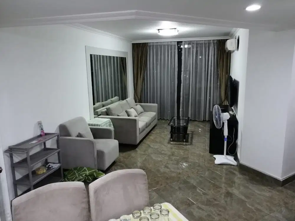 Disewakan Apartemen Taman Rasuna 2BR,Extra Balcony,Furnish,Include IPL