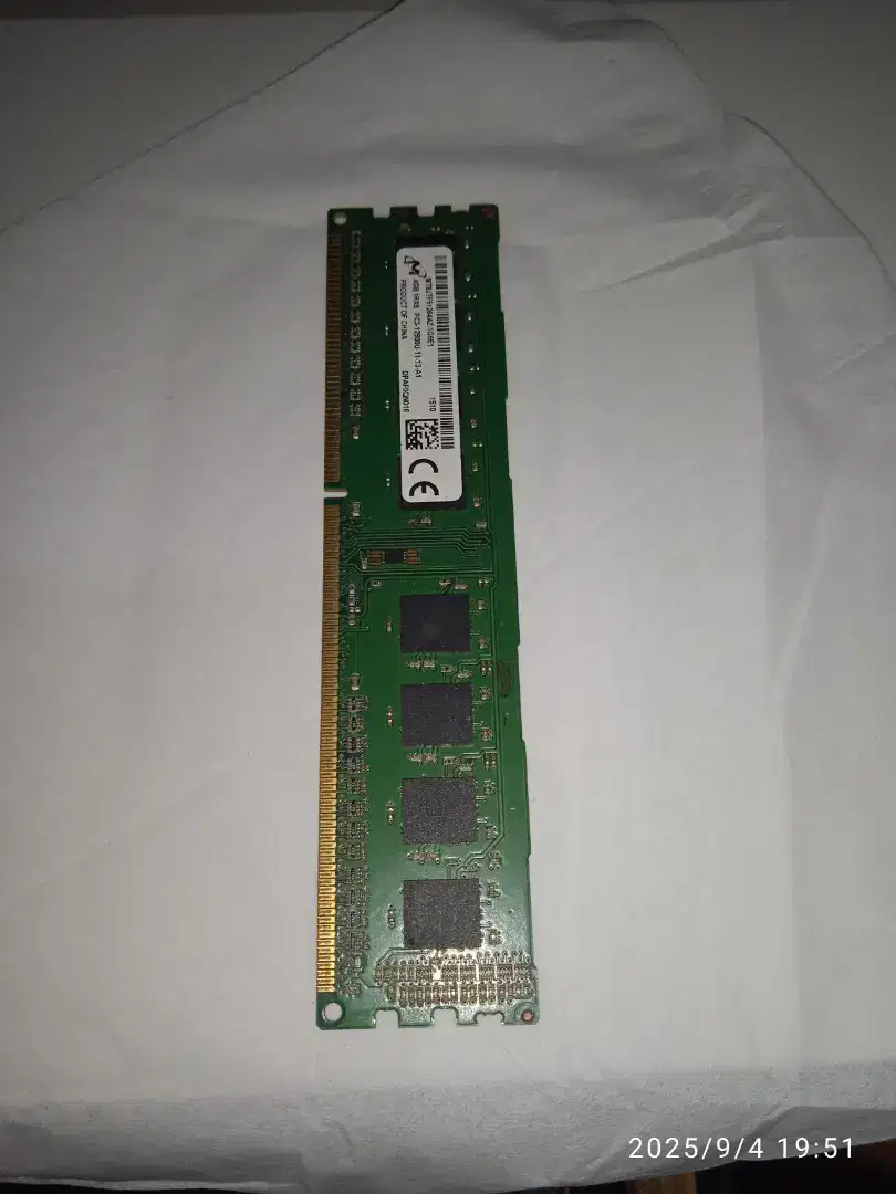 RAM DDR3 4GB PC 12800U
