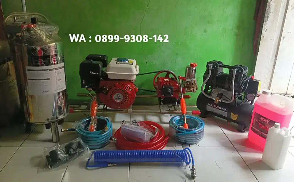 1 SET PERLENGKAPAN MESIN STEAM SALJU SIAP PAKAI